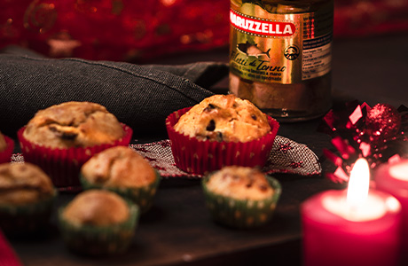 Christmas muffins with Maruzzella Tuna Pate
