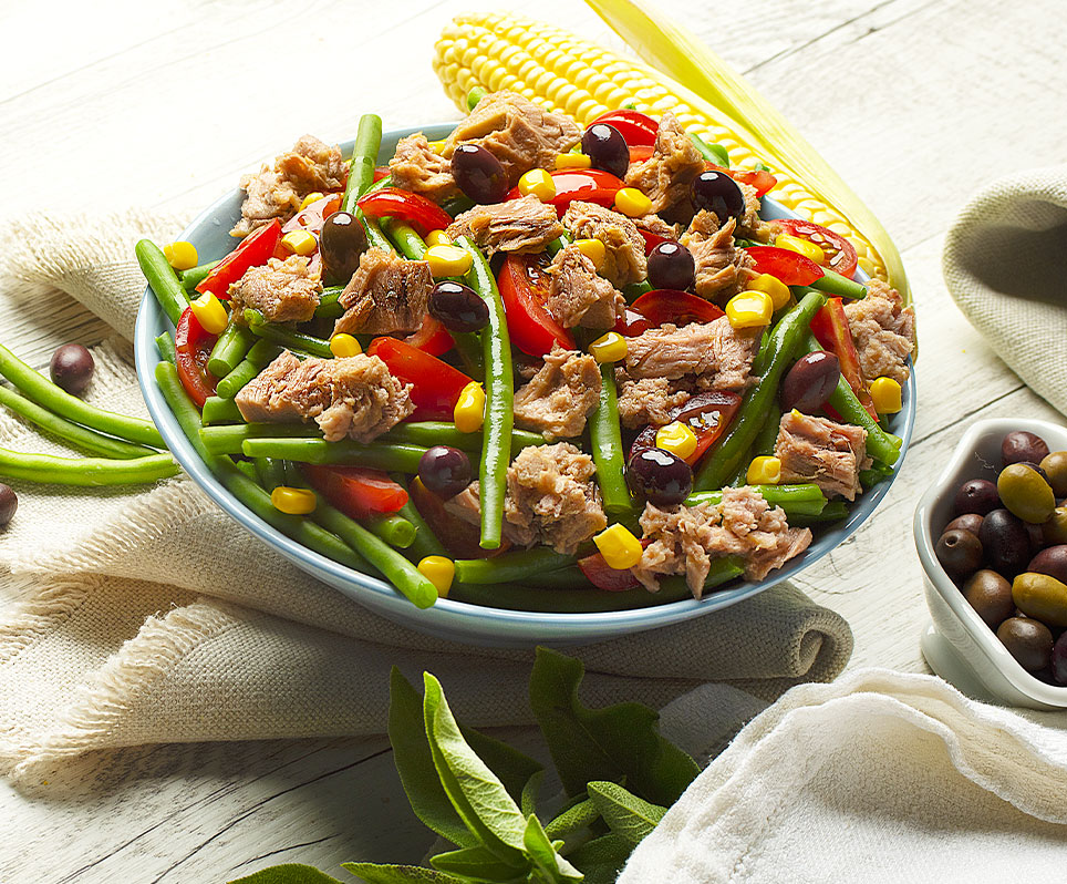 Insalata di fagiolini con Tonno Maruzzella